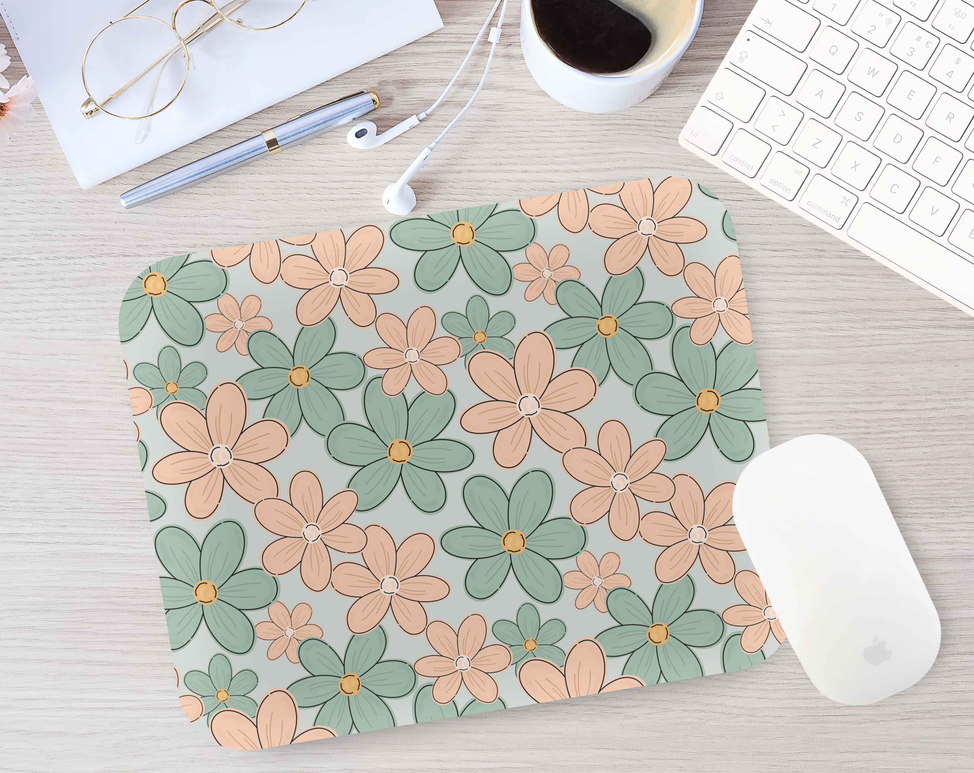 Bloom in Calm - Mouse Pad