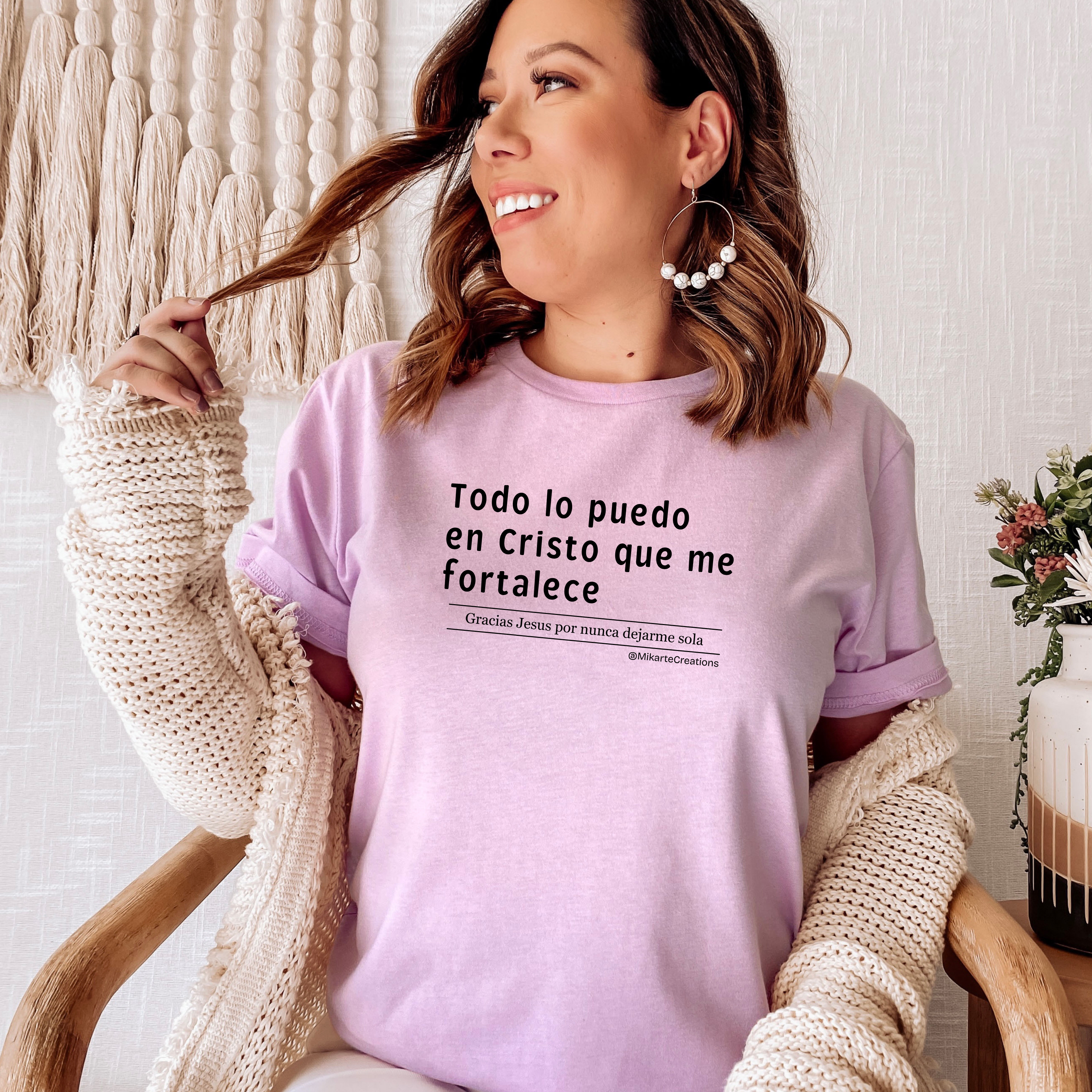 Todo lo puedo en Cristo que me fortalece | Camisa