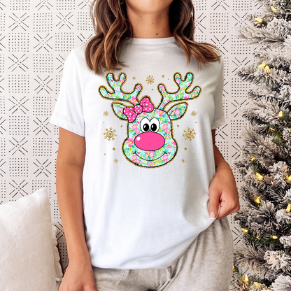 Girly Reindeer T-Shirts