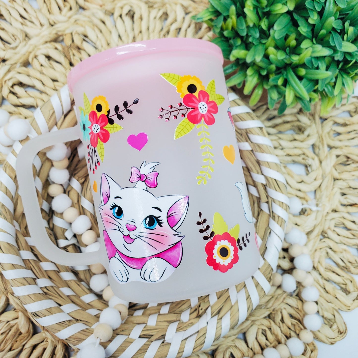 Cat Coquette | Glass Mug