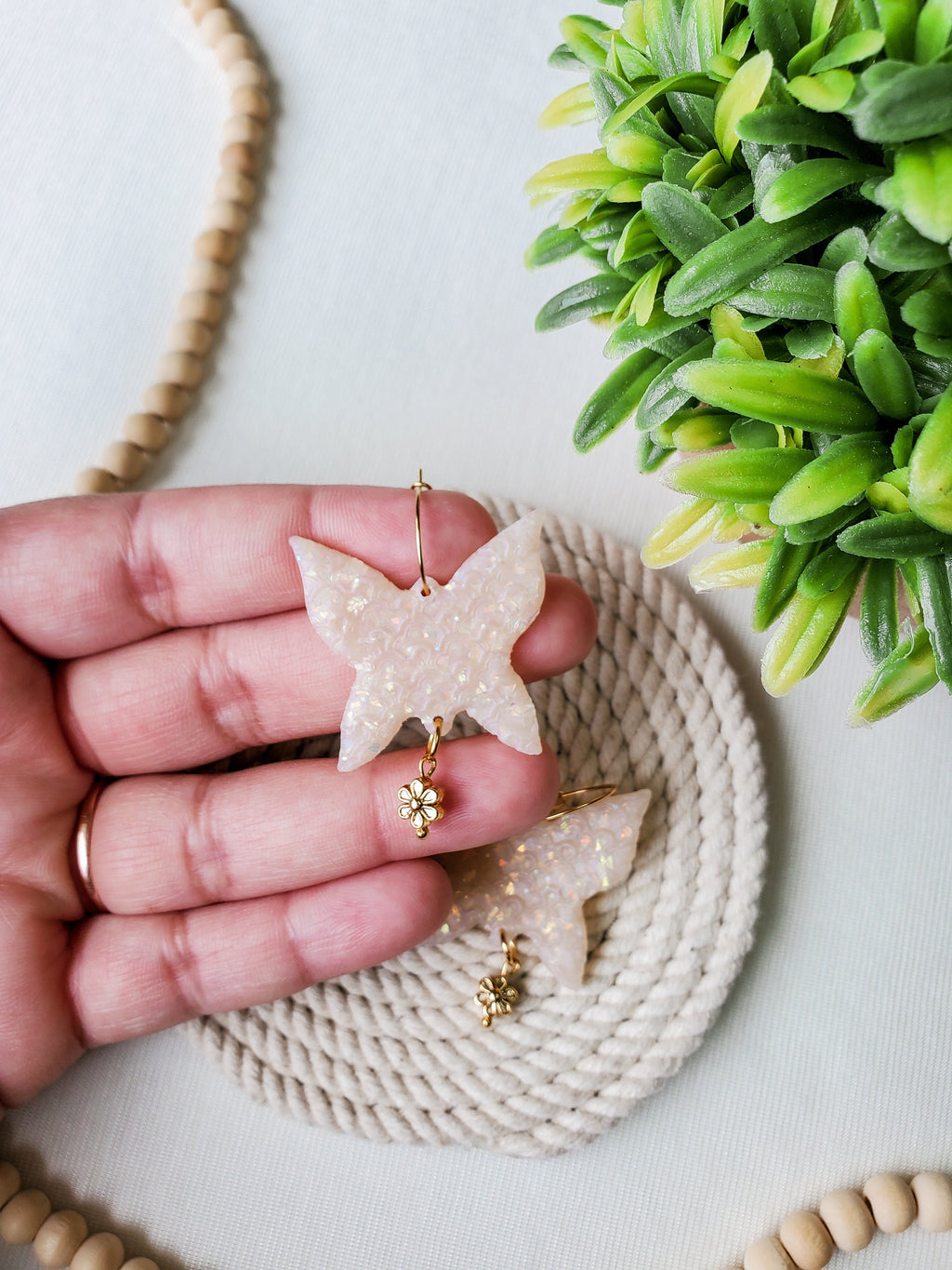 Gina Butterfly Hoop Earrings