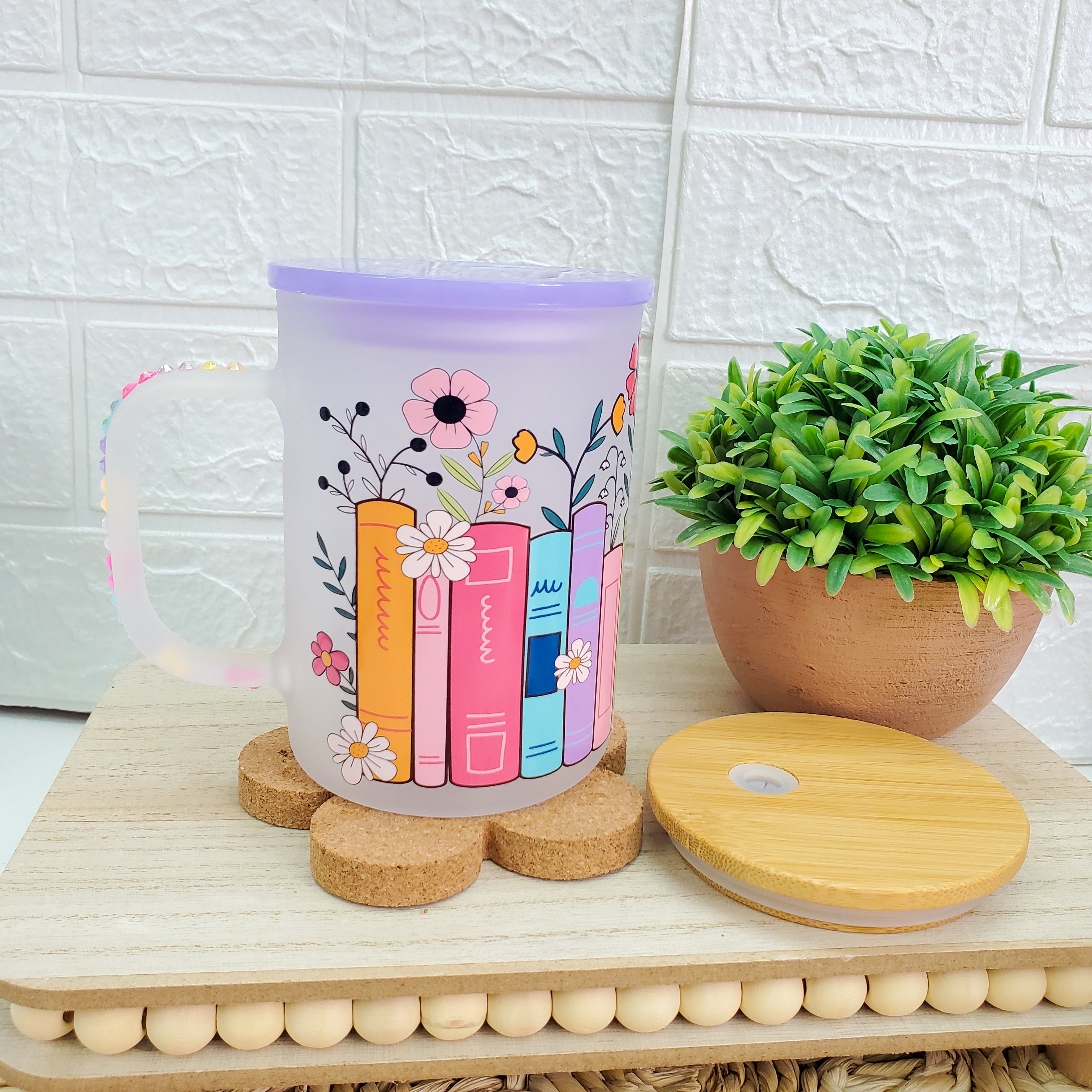 Flowers &amp; Books - Mug