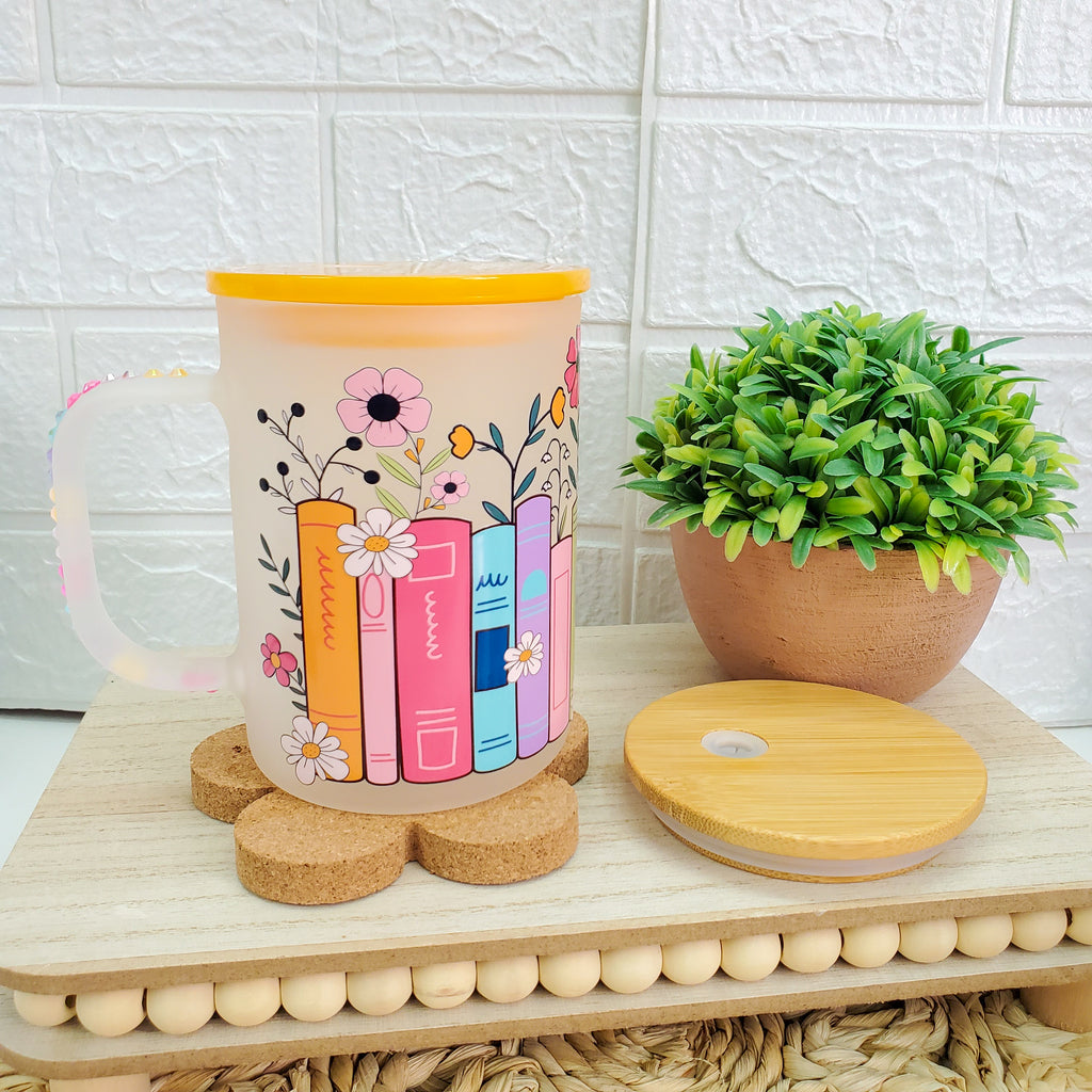 Flowers &amp; Books - Mug