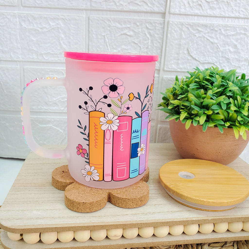 Flowers &amp; Books - Mug