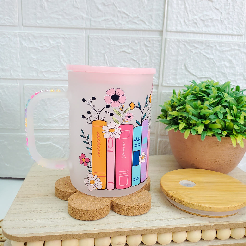 Flowers &amp; Books - Mug