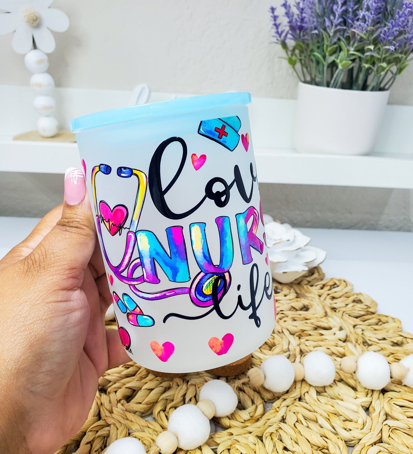 Love Nurse Life | Glass Mug