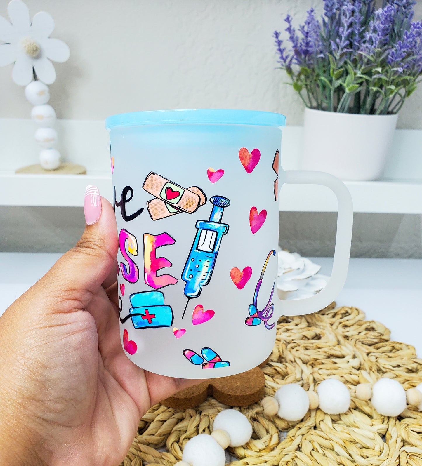 Love Nurse Life | Glass Mug