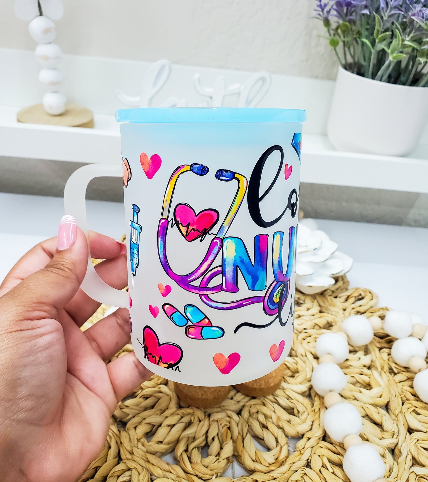 Love Nurse Life | Glass Mug