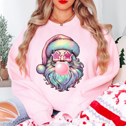 Pink Santa Sweatshirts