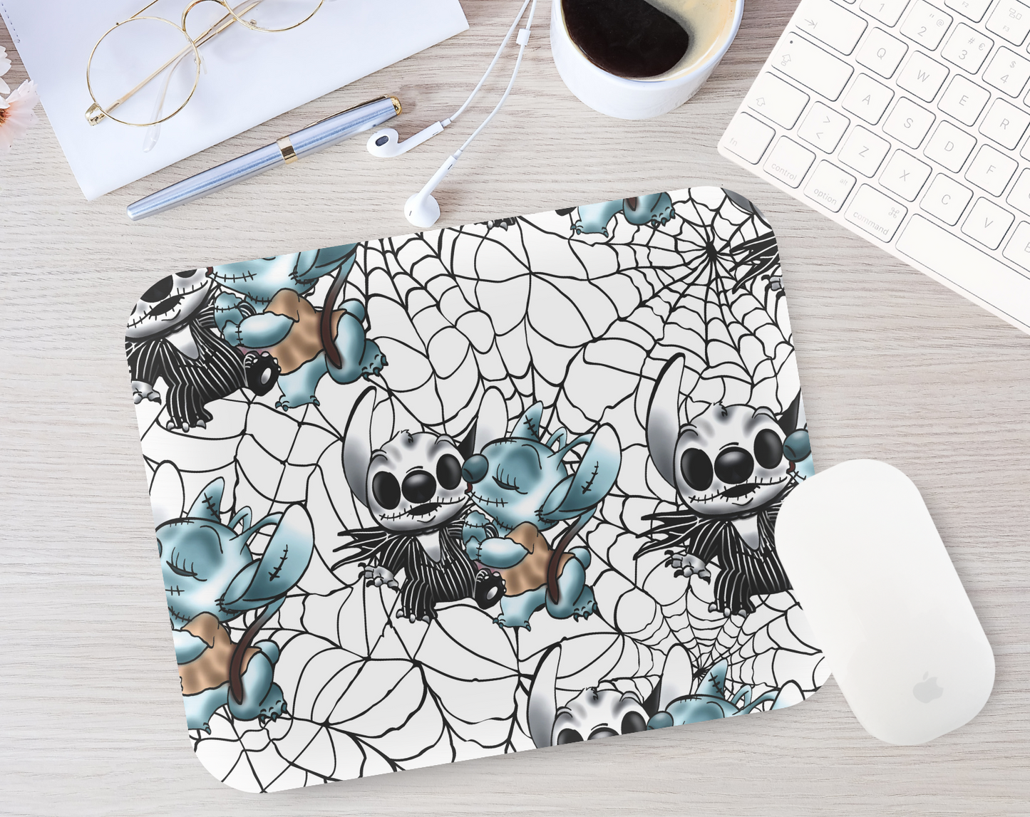 Spooky Alien Mouse Pad