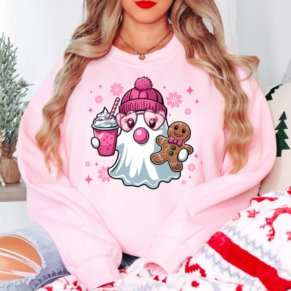 Cute Christmas ghost Sweatshirts