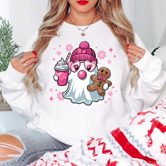 Cute Christmas ghost Sweatshirts