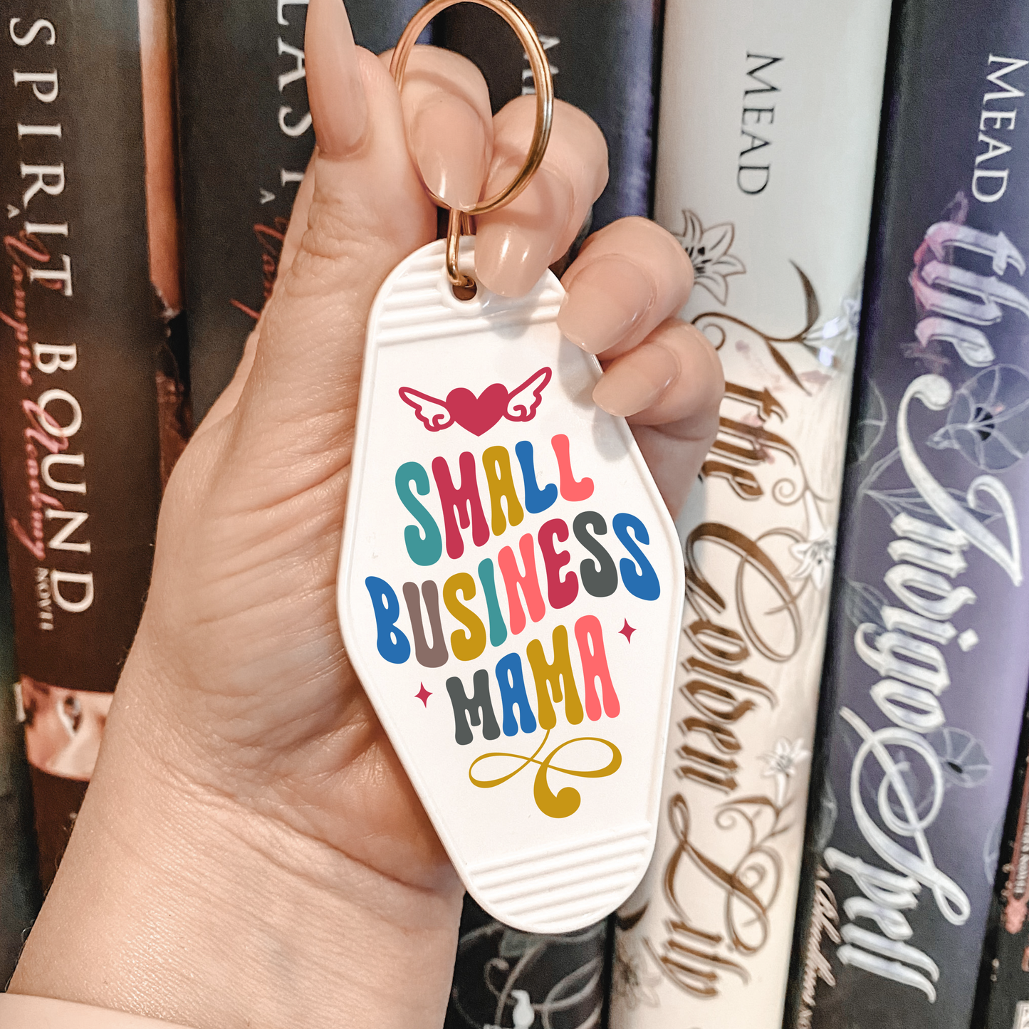 Small Business Mama Keychain