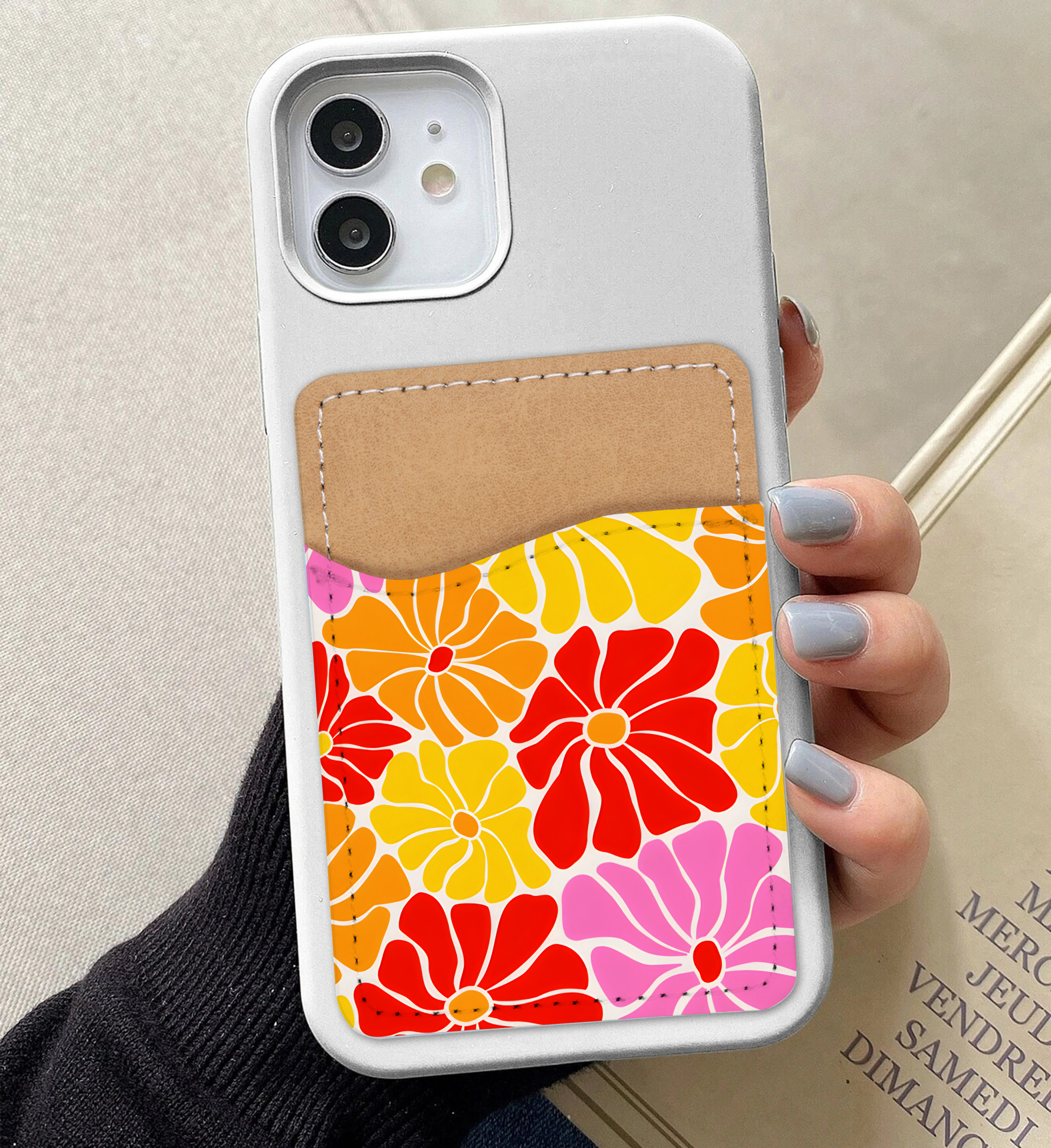 Flores Coloridas - Tarjetero