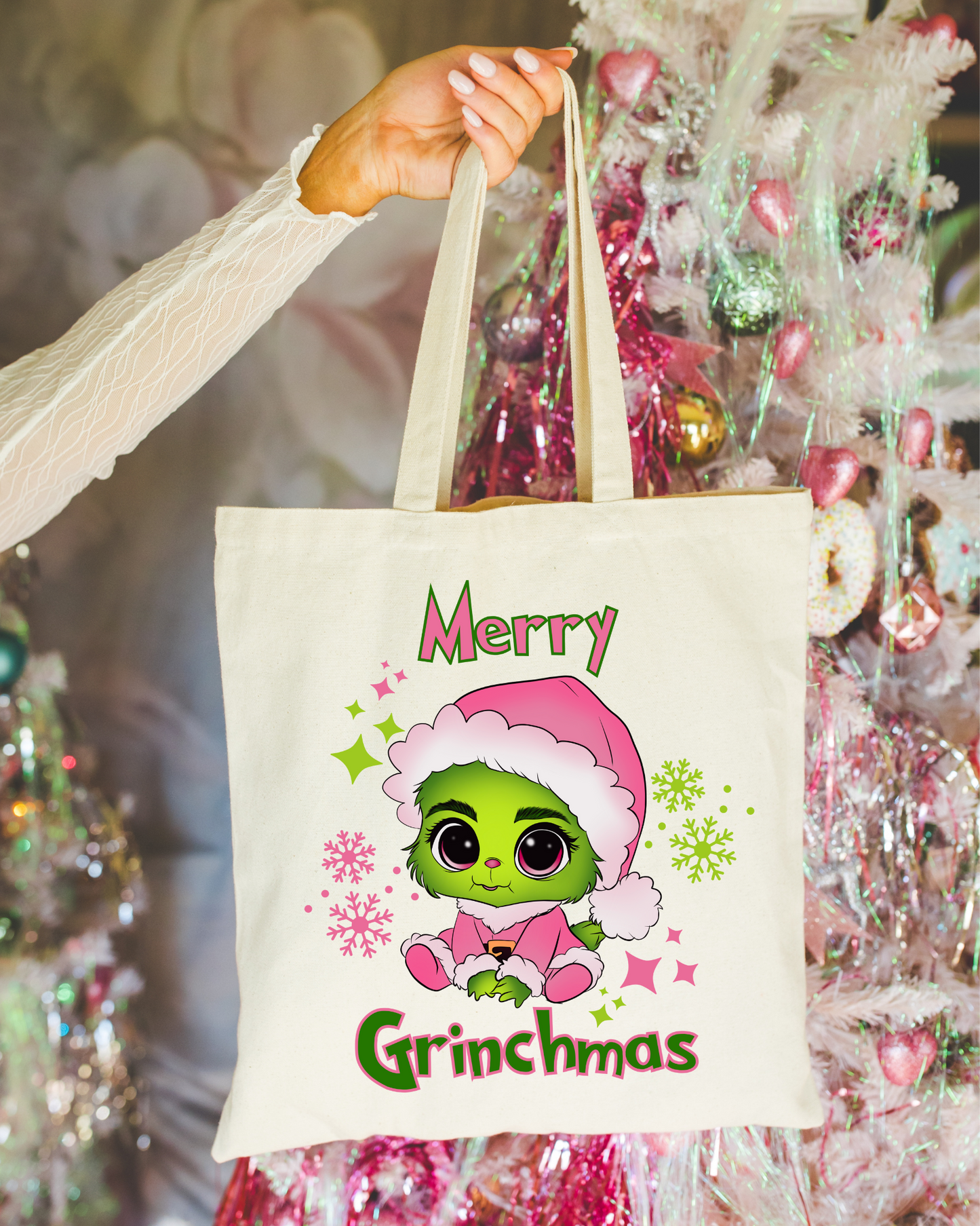 Merry Grinchmas Tote Bag