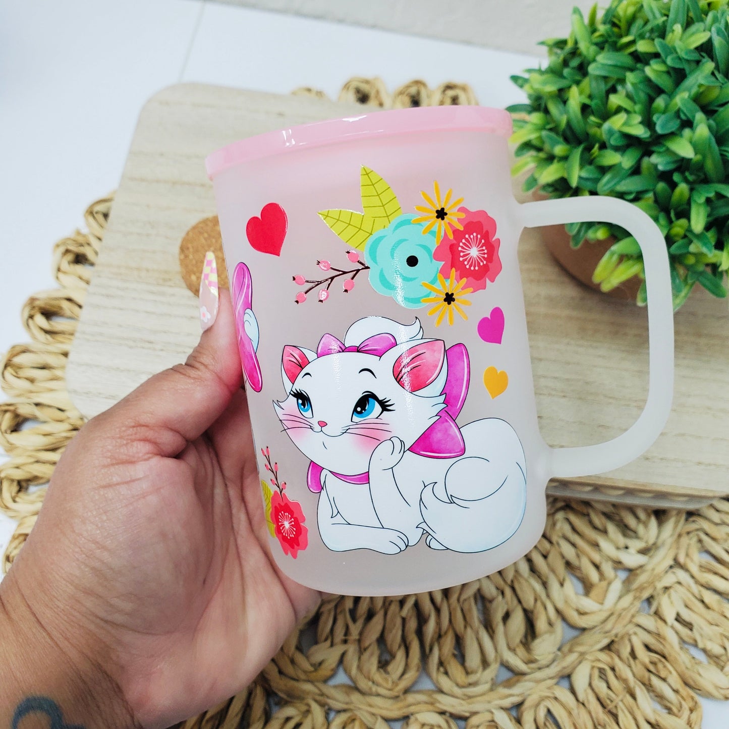 Cat Coquette | Glass Mug