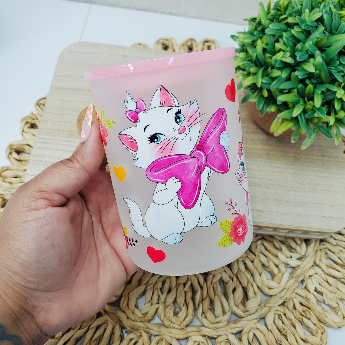 Cat Coquette | Glass Mug