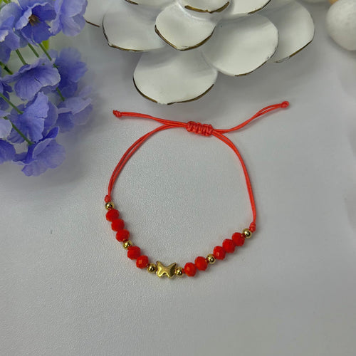 Butterfly adjustable bracelet