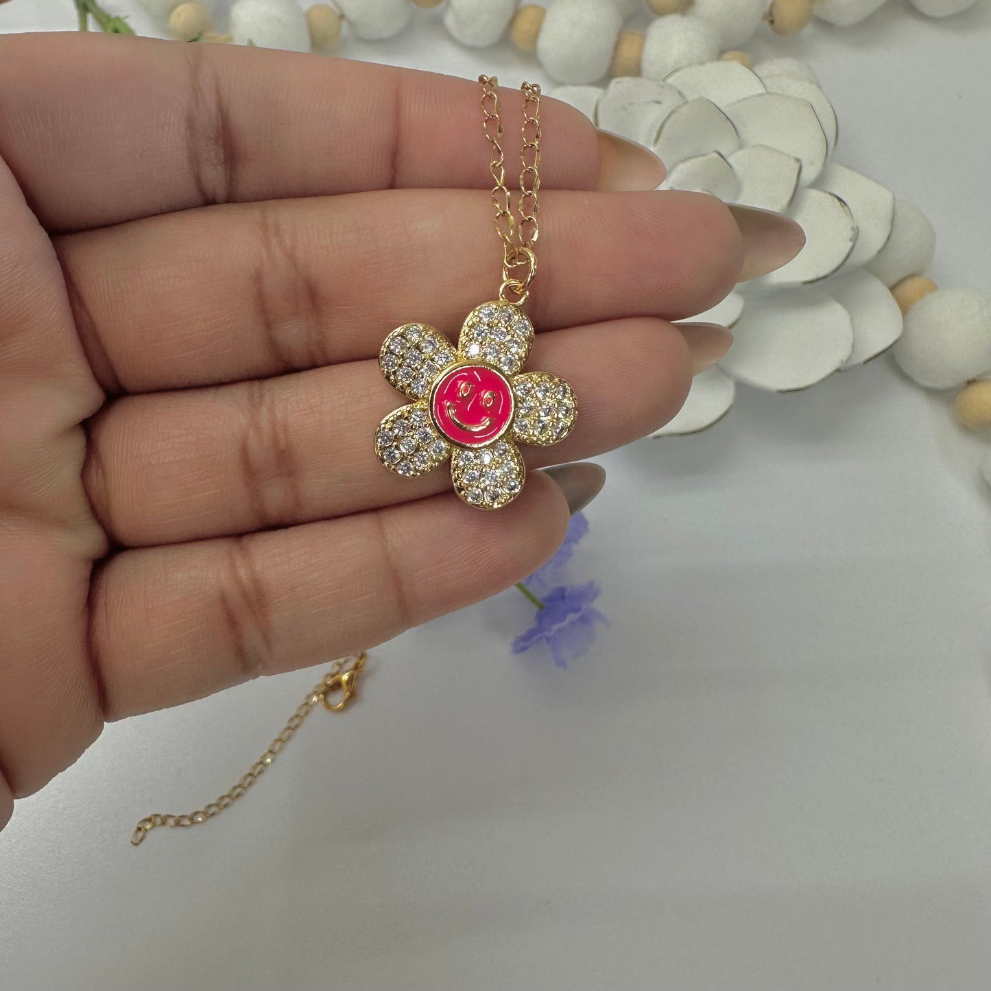 Happy Flower Necklace