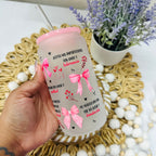 Coquette Daily Reminder | 16oz Glass