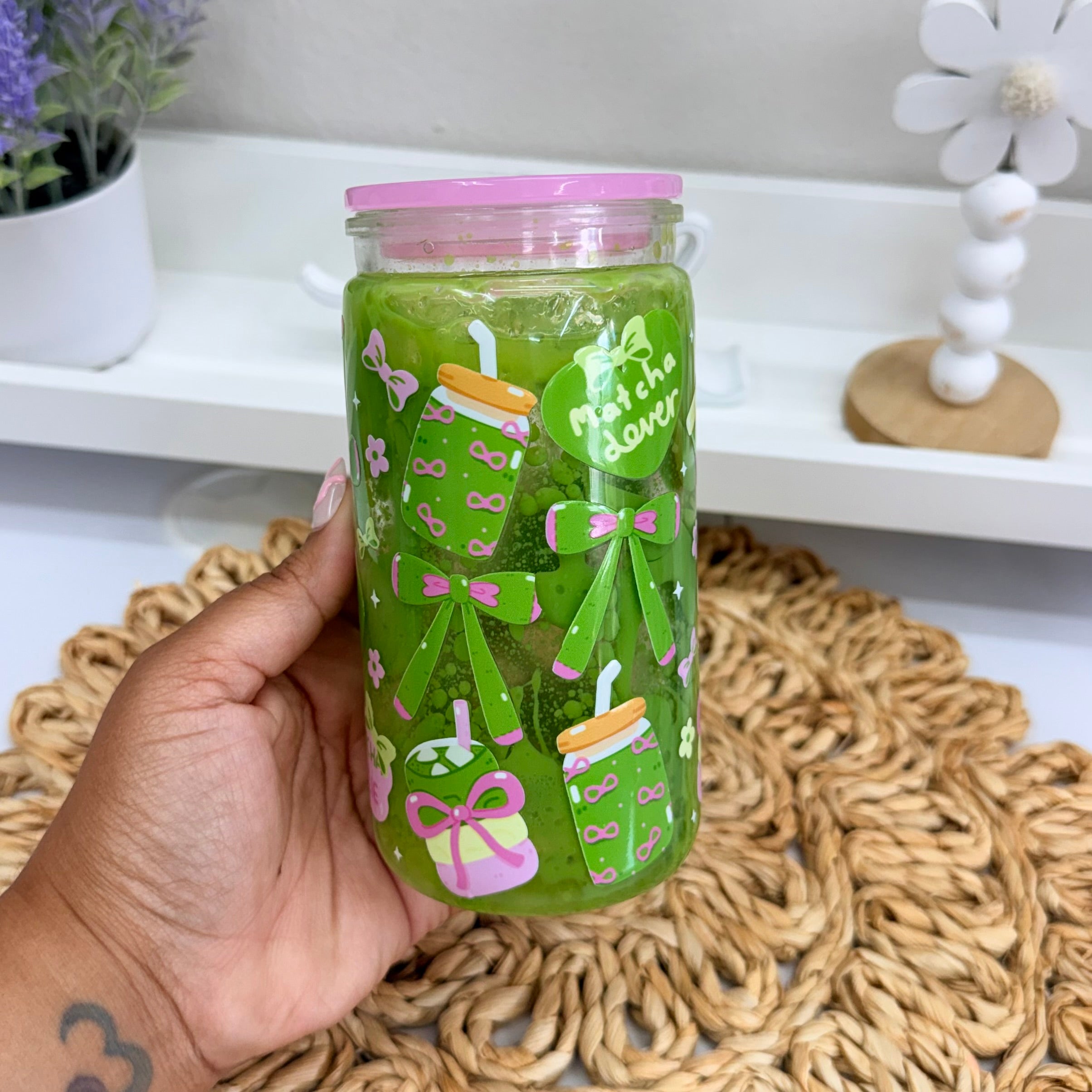 Matcha Girlie Glass Can