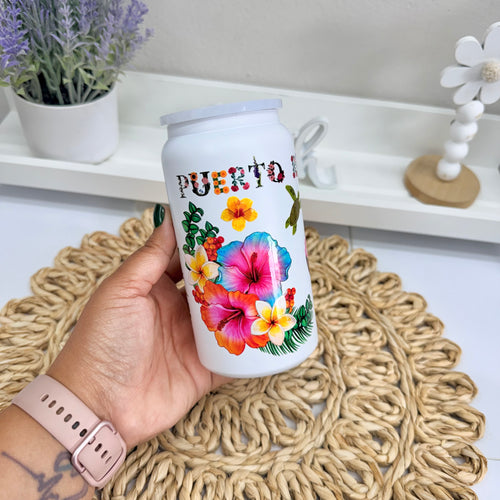 Chica Boricua \ Vaso 16oz