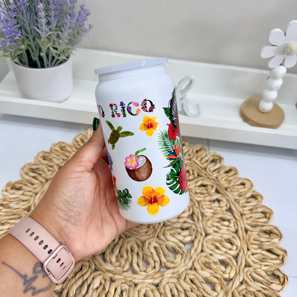 Chica Boricua \ Vaso 16oz