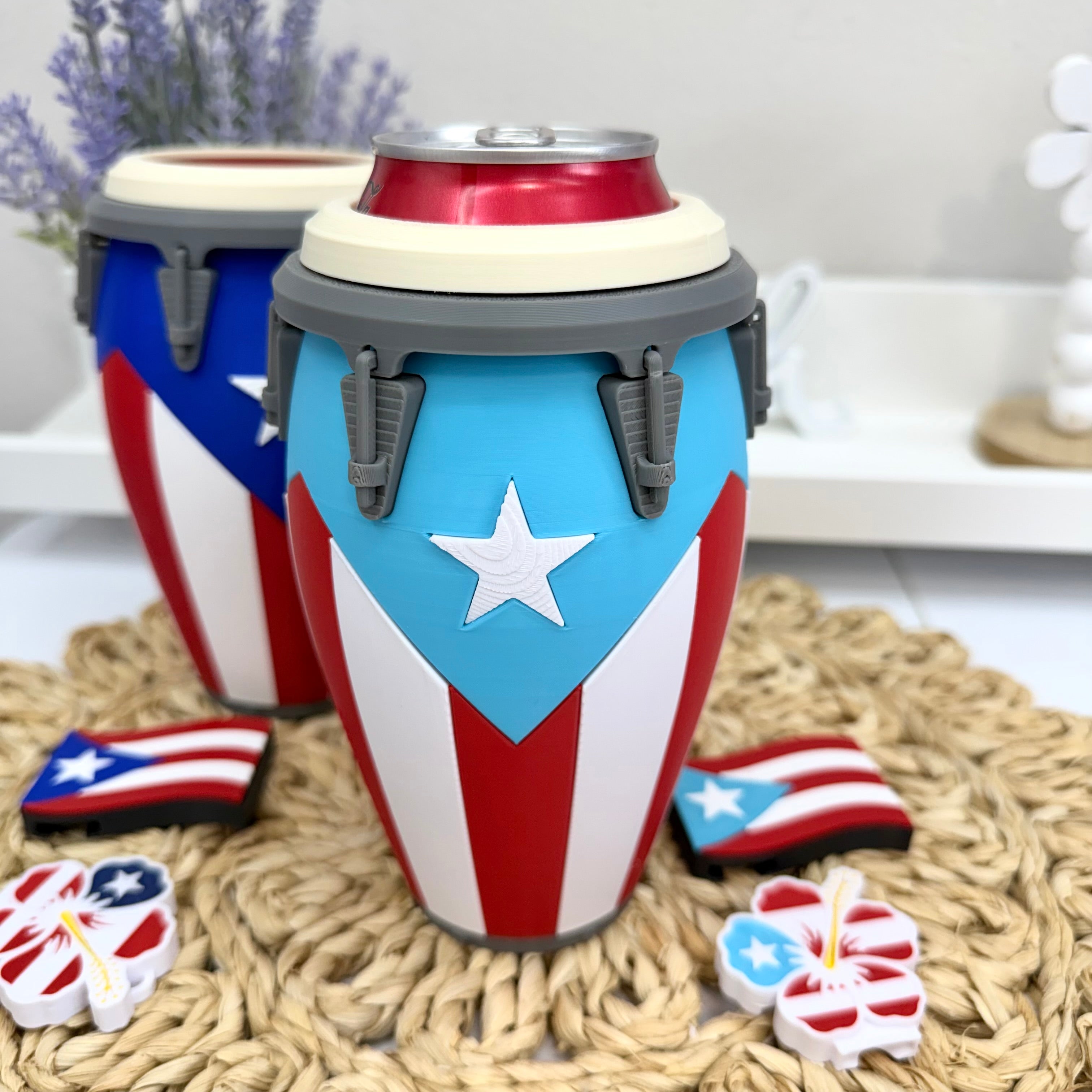 PRE-ORDEN - Puerto Rico Soporte para Latas (Se comienzan a trabajar después del 24 de Junio)