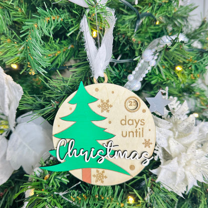 Christmas Tree Countdown Ornament