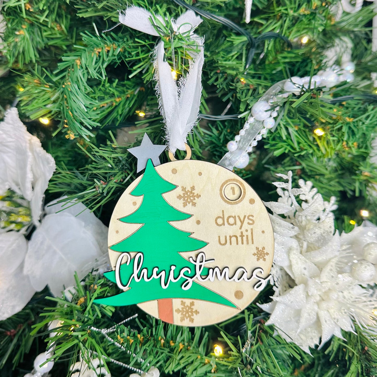 Christmas Tree Countdown Ornament