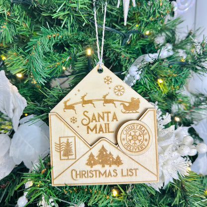 Santa Mail Ornament