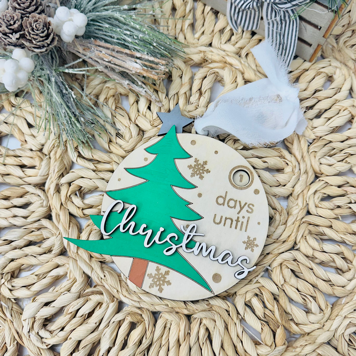 Christmas Tree Countdown Ornament