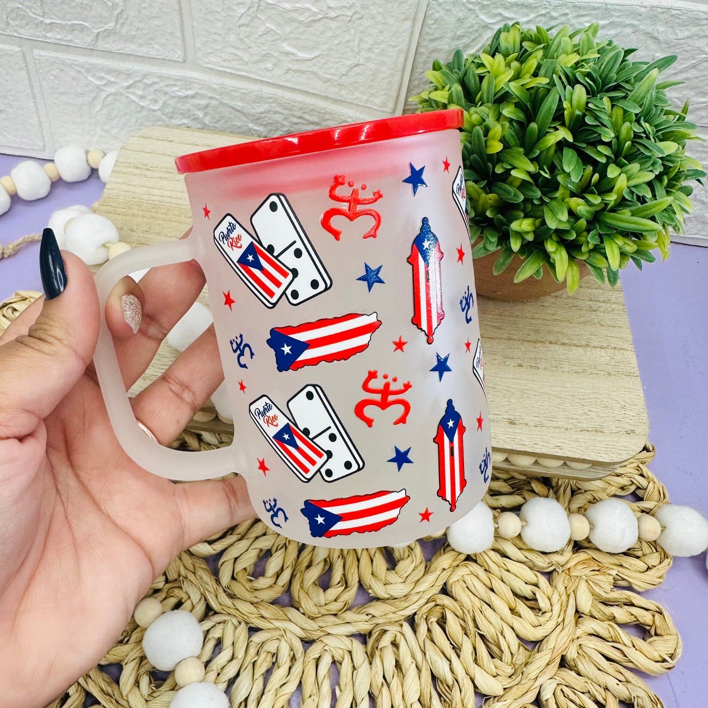 Soy Boricua | Glass Mug