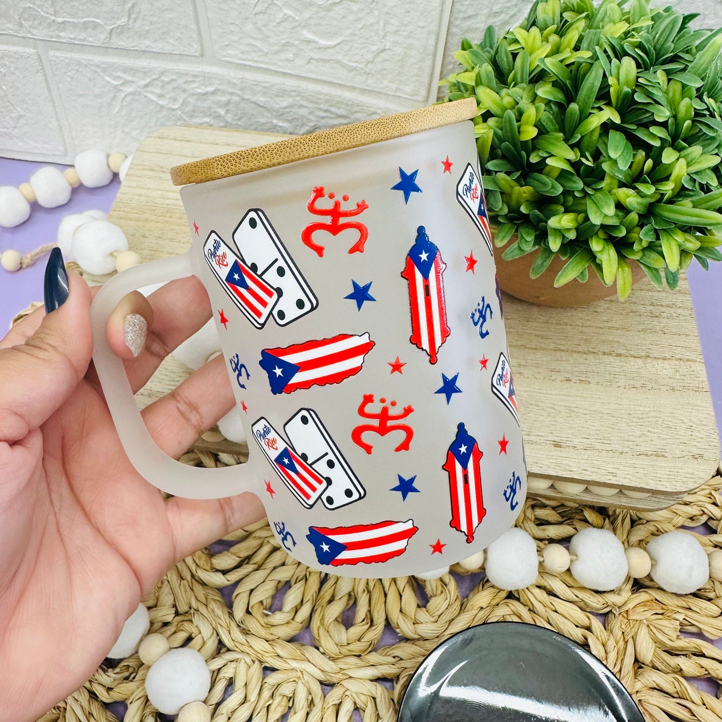 Soy Boricua | Glass Mug