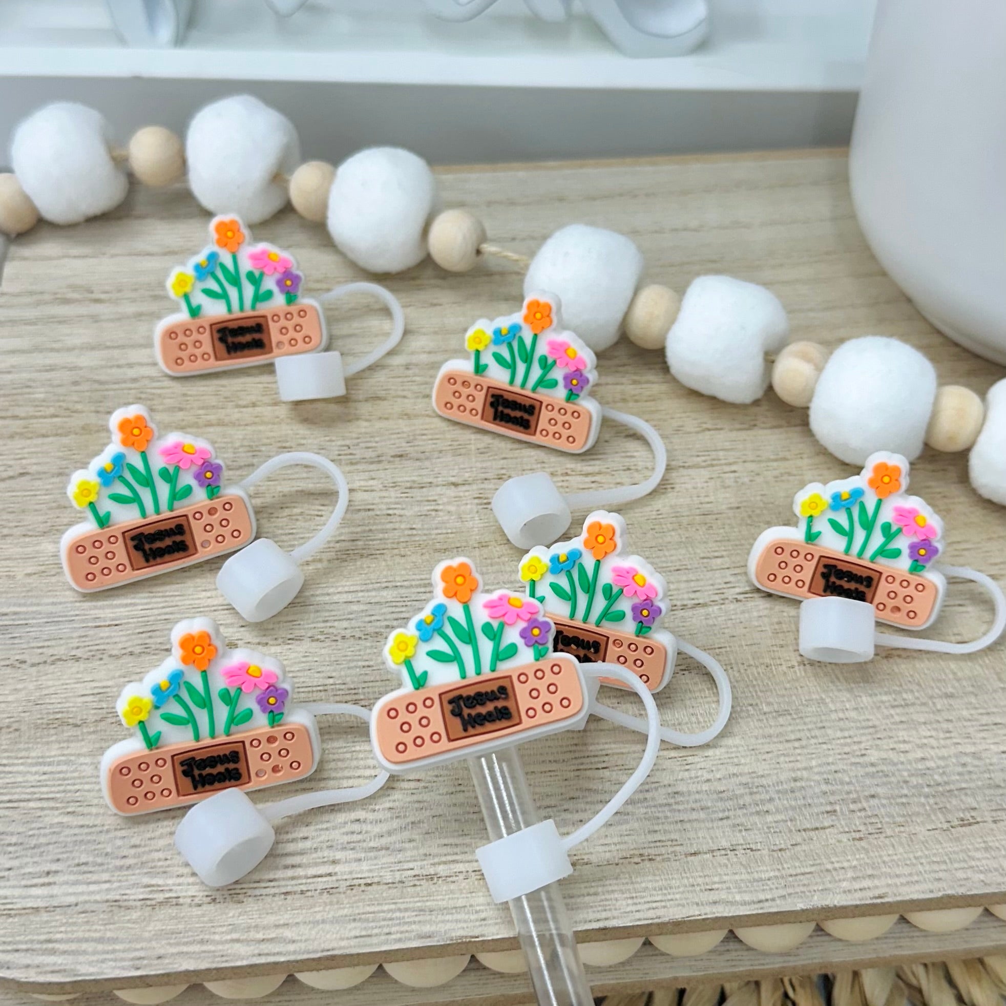 Jesus Heals Straw Toppers