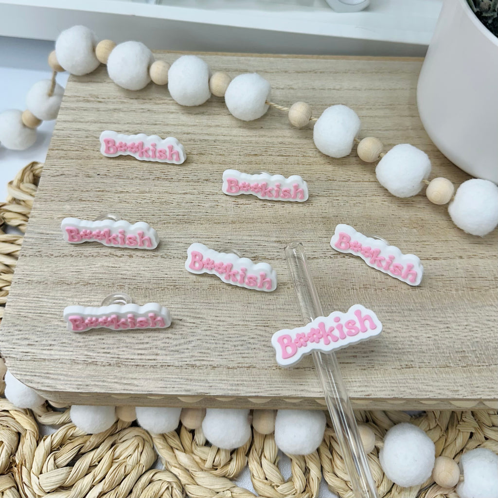 Bookish Straw Toppers