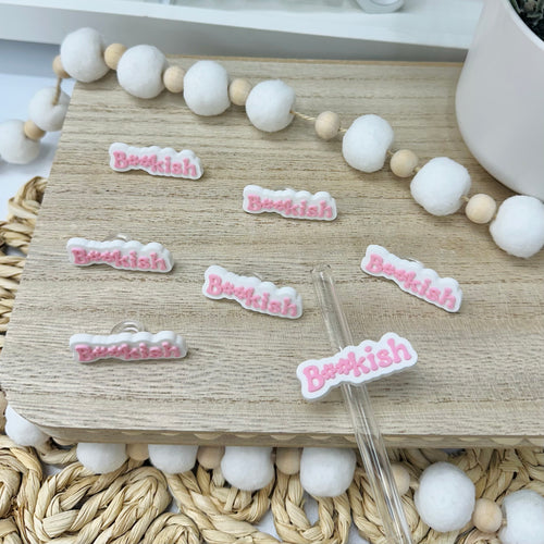 Bookish Straw Toppers