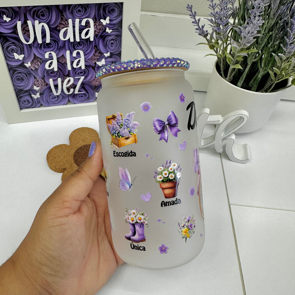 God says who you are... Glass Can