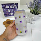 My House and I Will Serve Jehovah Glass Can