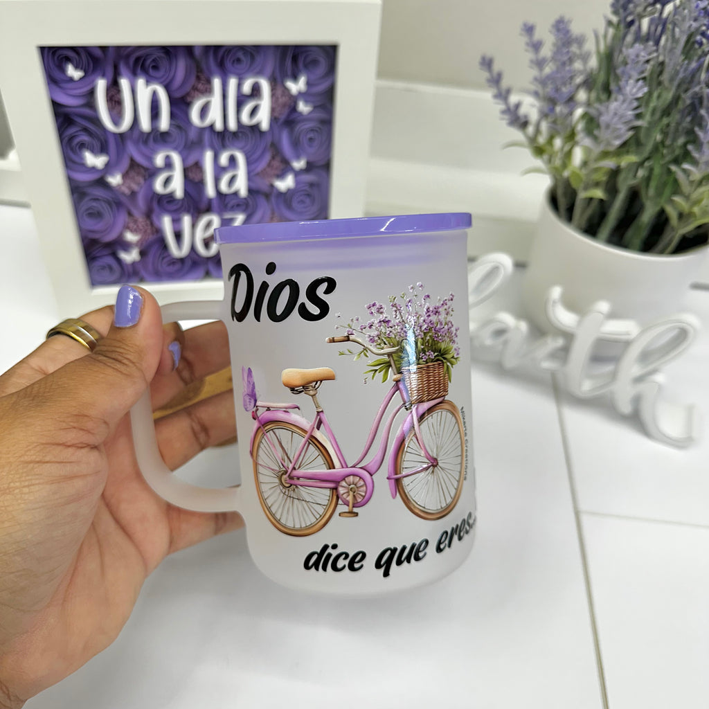 Dios dice quién eres... Taza 15oz