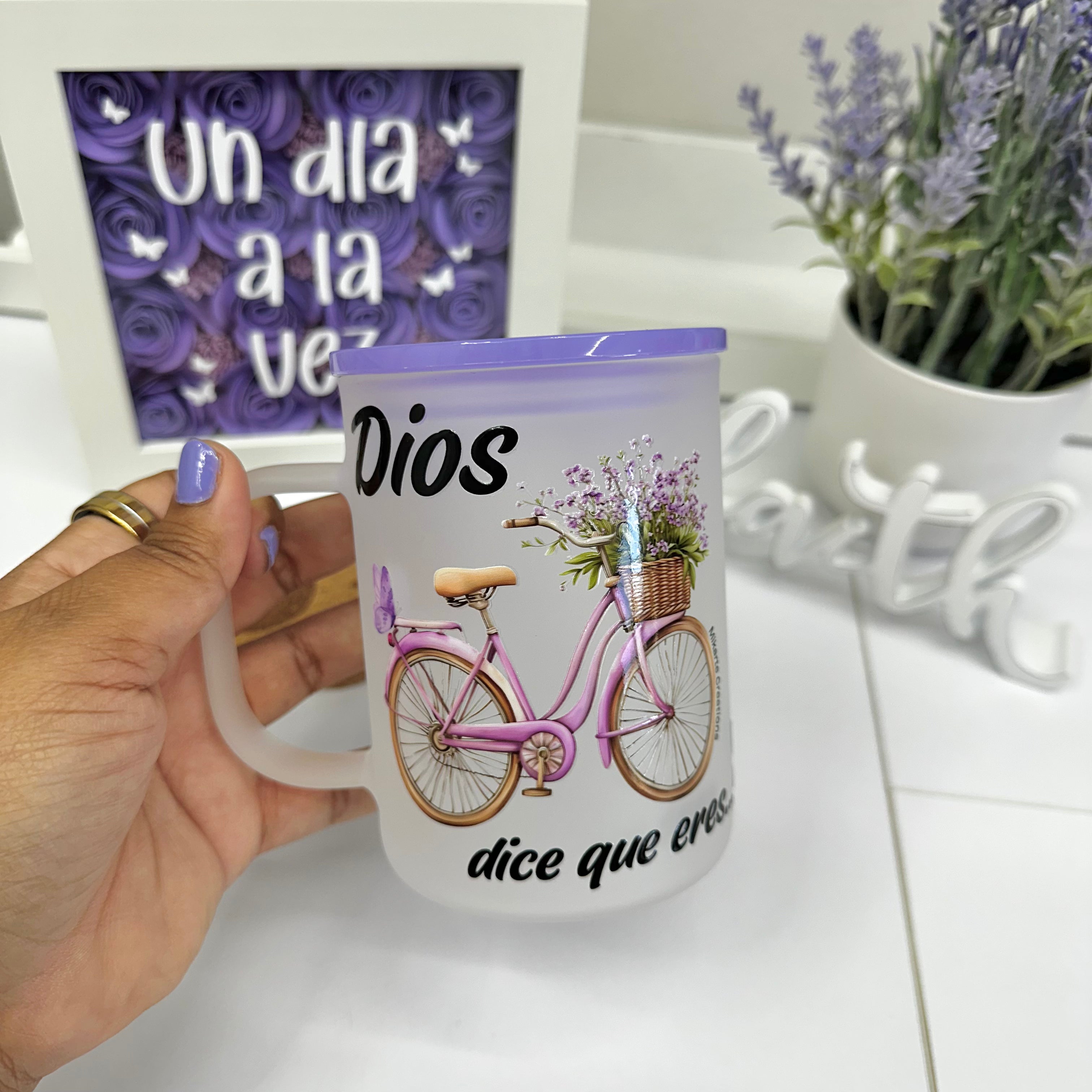Dios dice quién eres... Taza 15oz