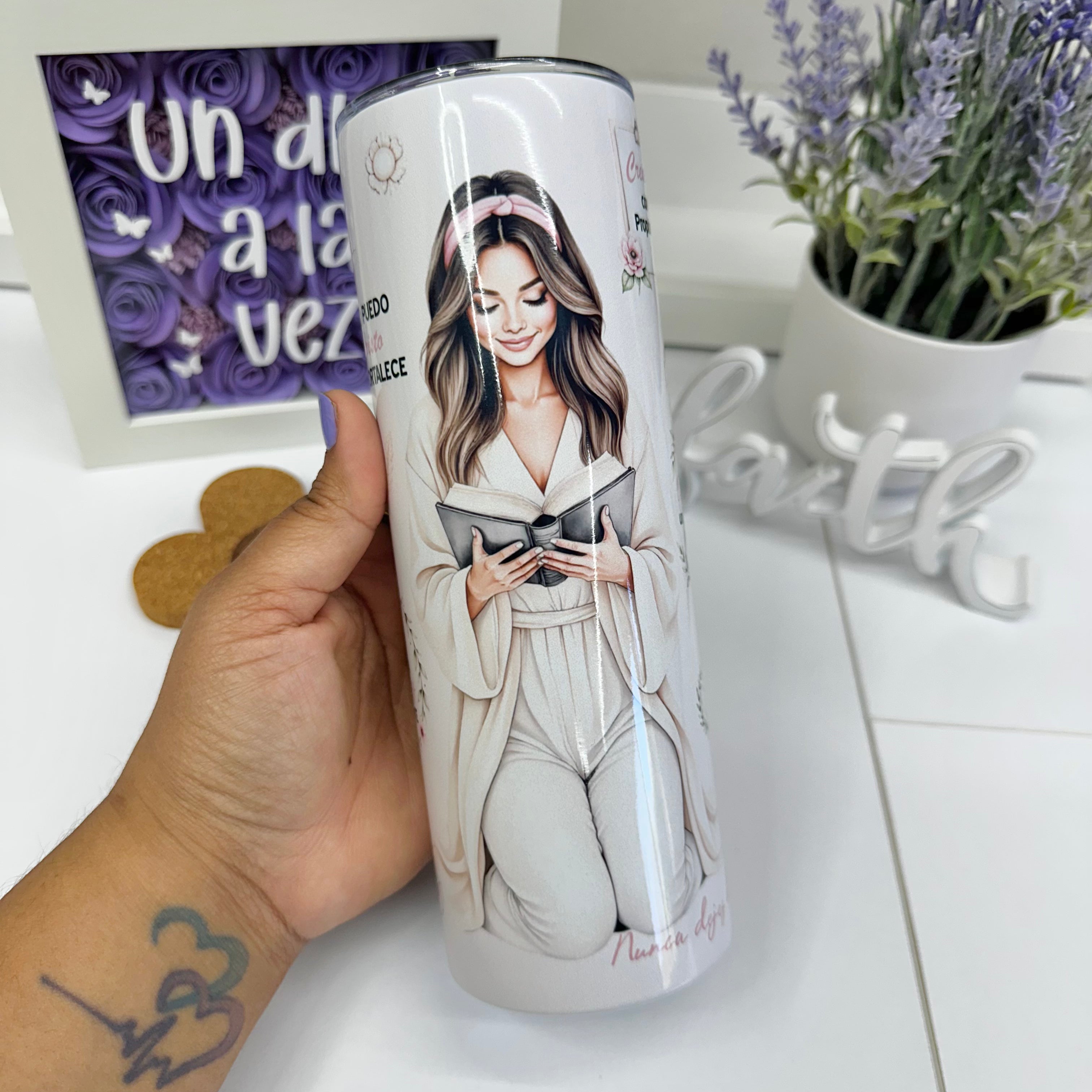 Mujer de Fe Tumbler