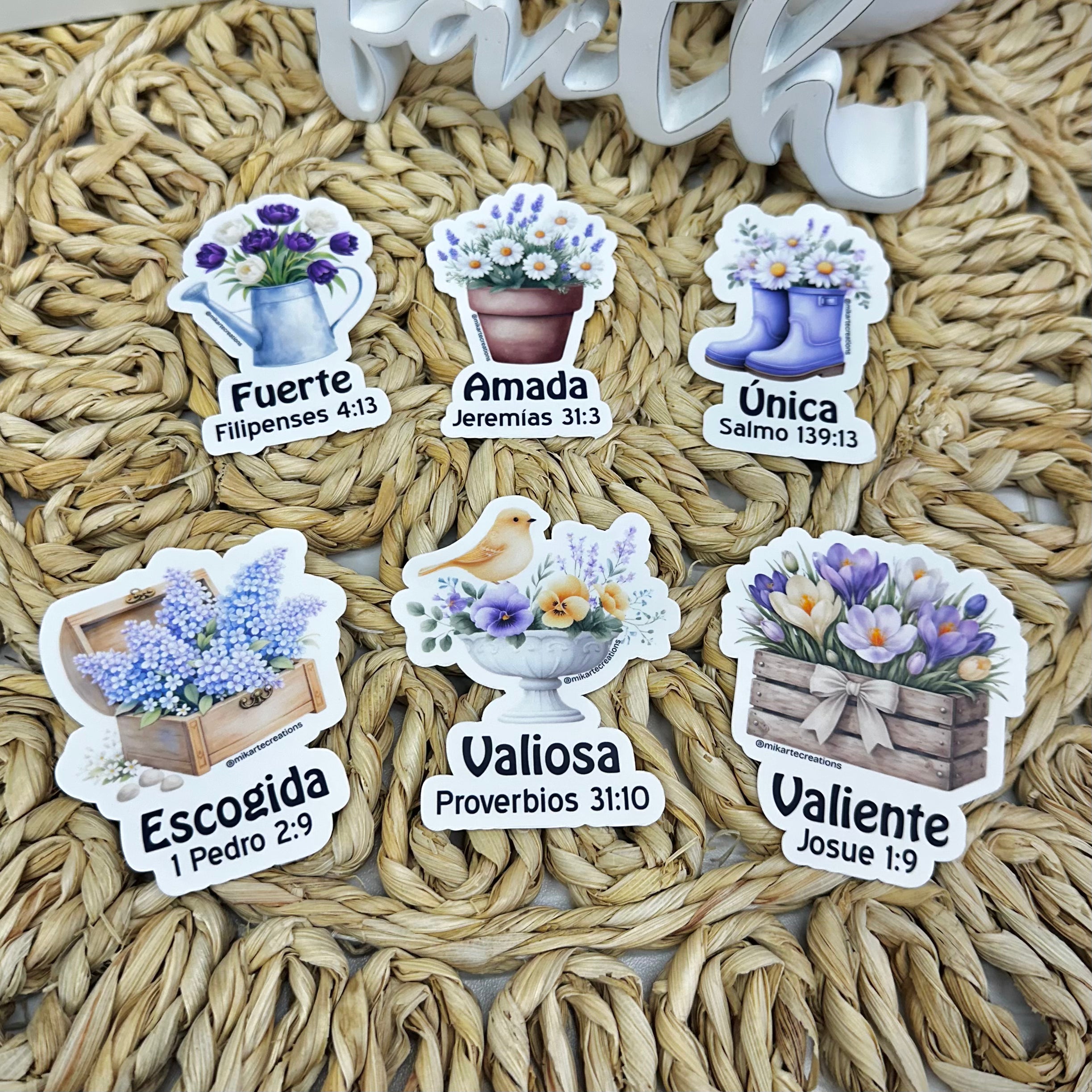 Identidad en Dios - Set de Stickers