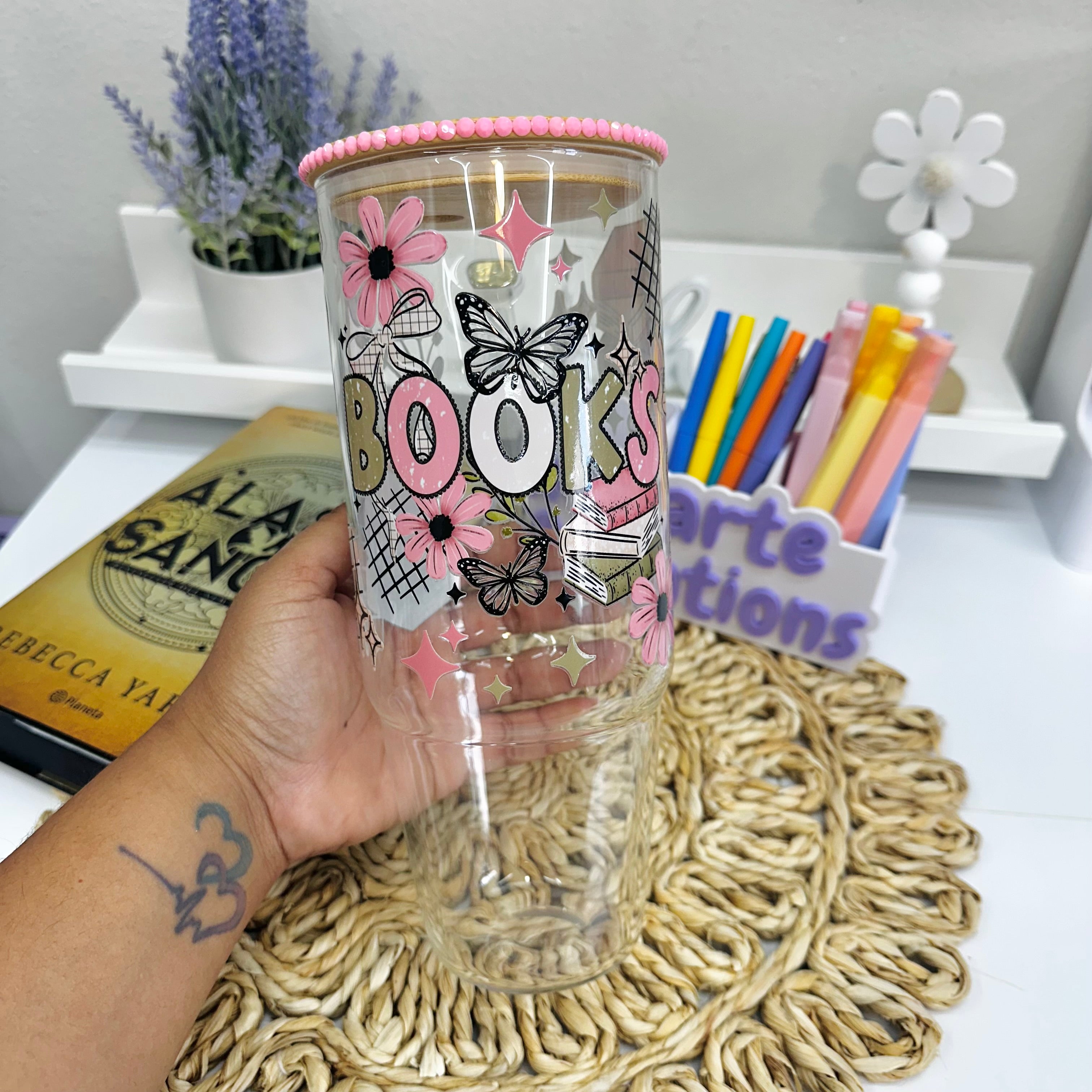 Books Lovers 40oz Tumbler