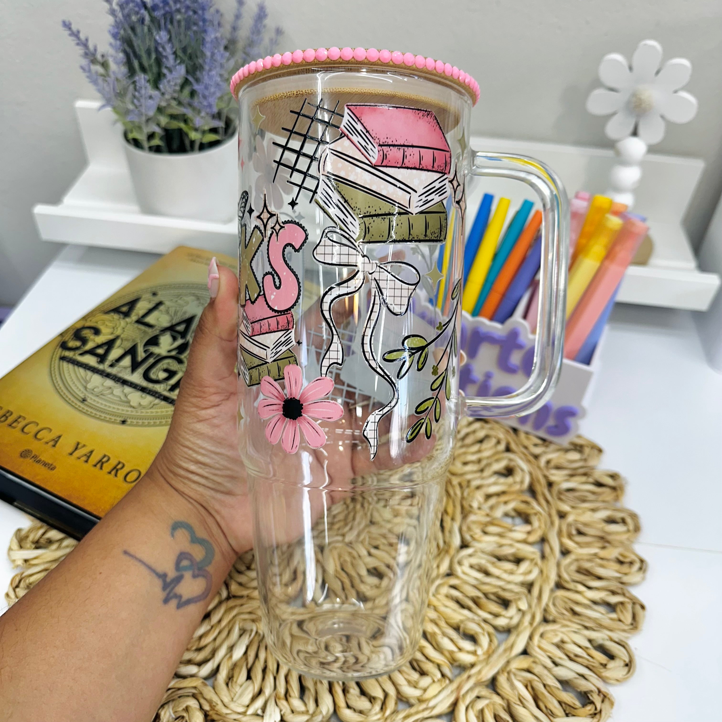 Books Lovers 40oz Tumbler