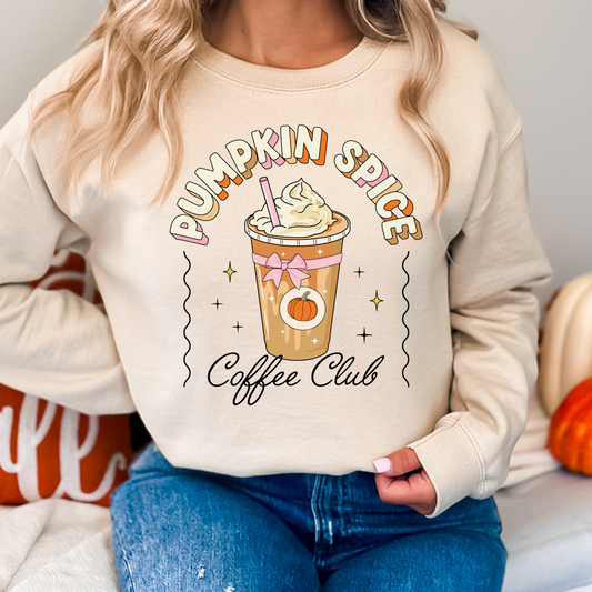 Pumpkin Spice Coffee Club Sweatshirts