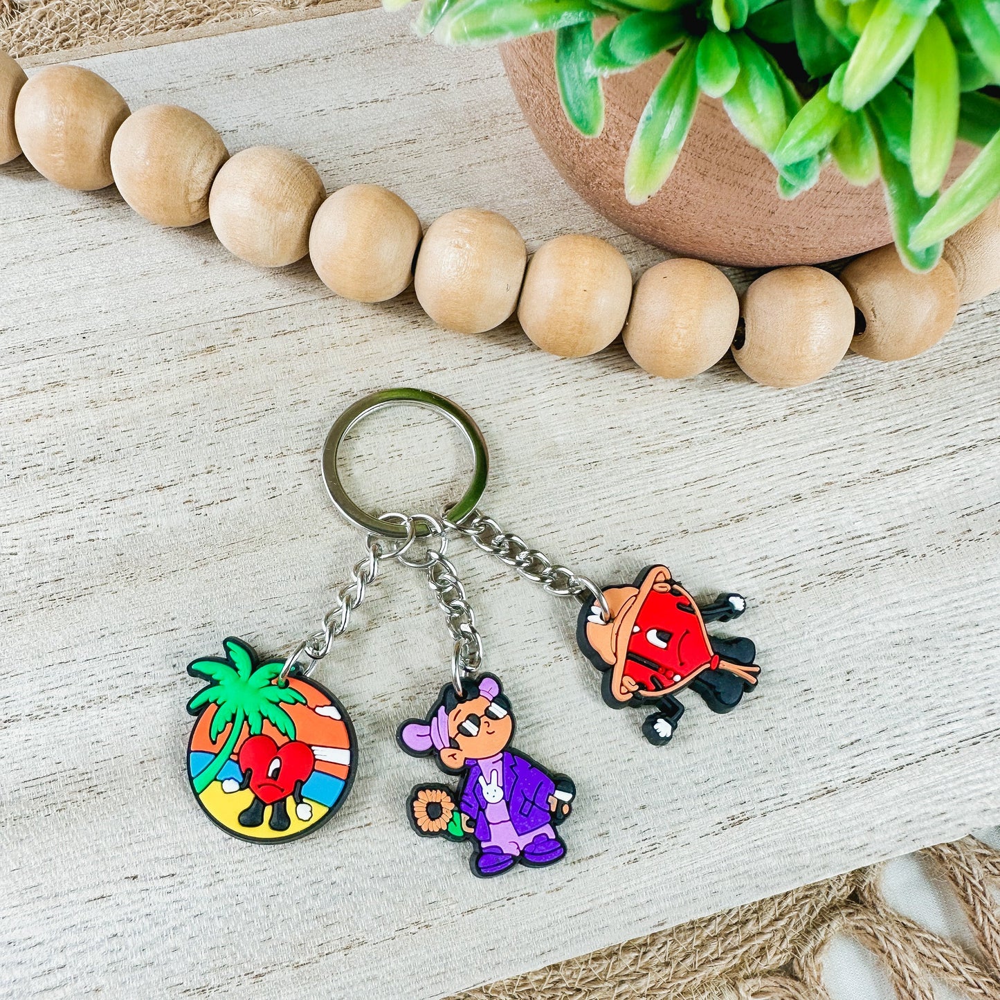 Trio Bad Keychains