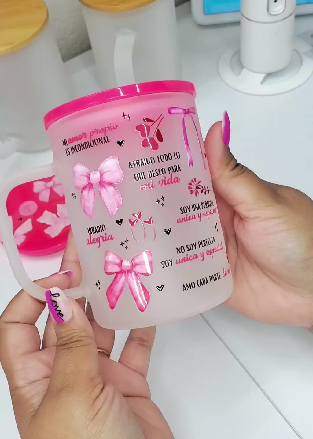 Coquette Daily Reminder | Glass Mug