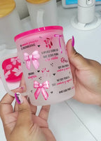 Coquette Daily Reminder | Glass Mug