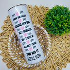 Not a Morning person Tumbler